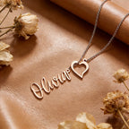 Personalized name design necklace gift for grandparents