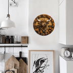 Love Highland Cow - Wall Clock 735512 - DiyGiftly