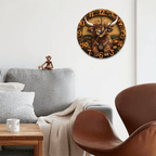 Love Highland Cow - Wall Clock 735512 - DiyGiftly
