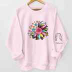 Love Is A Girl And Her Furry Friends - Dog & Cat Personalized Custom Unisex Sweatshirt With Design On Sleeve - Gift For Pet Owners, Pet Lovers 686953 - DiyGiftly