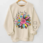 Love Is A Girl And Her Furry Friends - Dog & Cat Personalized Custom Unisex Sweatshirt With Design On Sleeve - Gift For Pet Owners, Pet Lovers 686953 - DiyGiftly