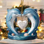 acrylic ornament personalized photo and name anniversary surprise gift for boyfriend