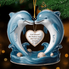 personalized photo and name acrylic ornament anniversary surprise gift for boyfriend