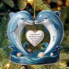 personalized photo and name acrylic ornament heart theme design gift for boyfriend