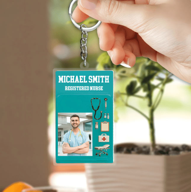 Love Nurse Life - Acrylic Keychain - Gift for Nurse, Family Members 08975872 - DiyGiftly