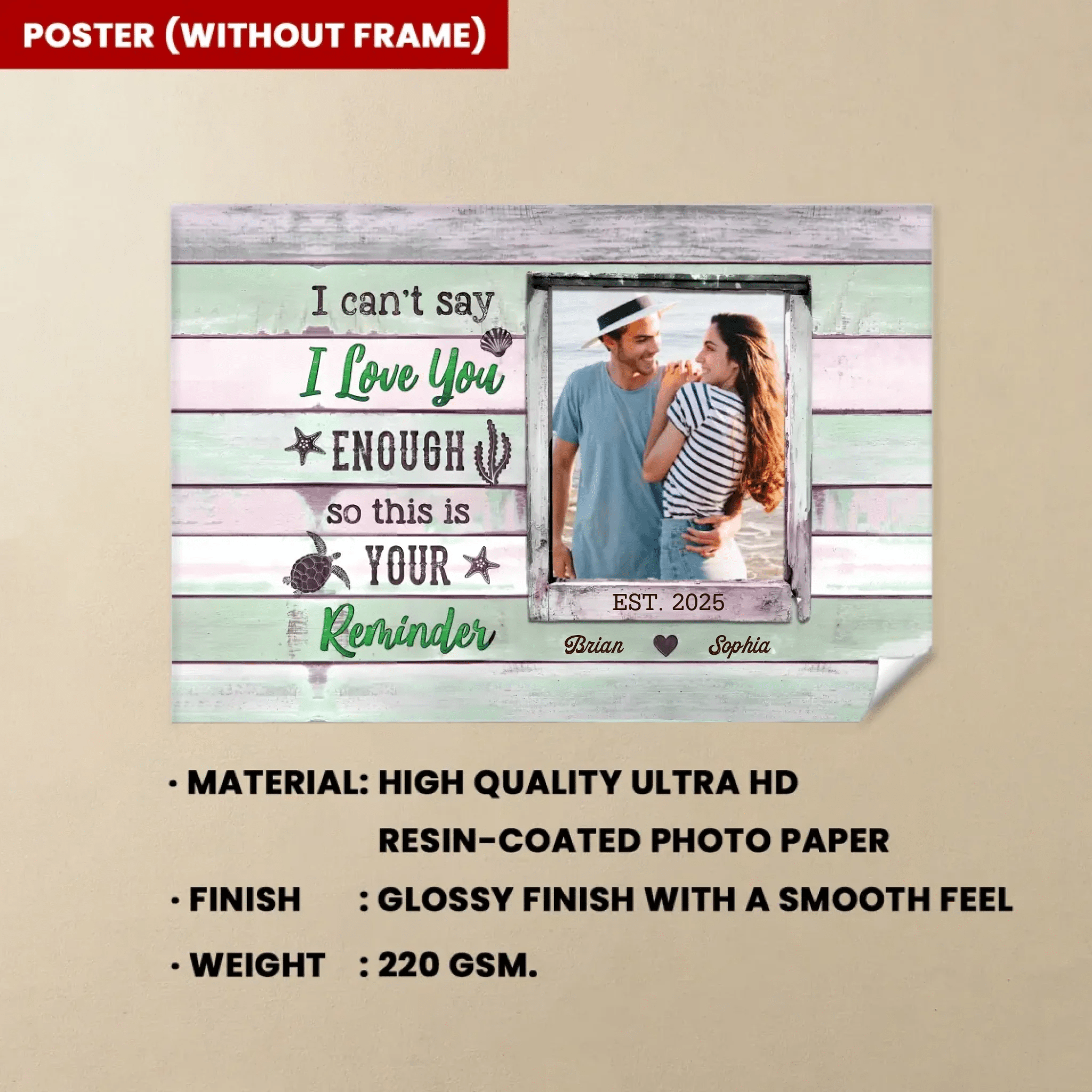 Love Reminder Personalized Anniversary Canvas Prints For Couple 761982 - DiyGiftly