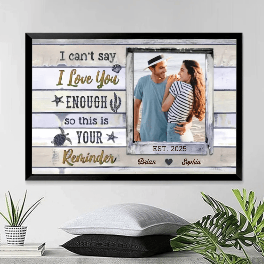 Love Reminder Personalized Anniversary Canvas Prints For Couple 761982 - DiyGiftly