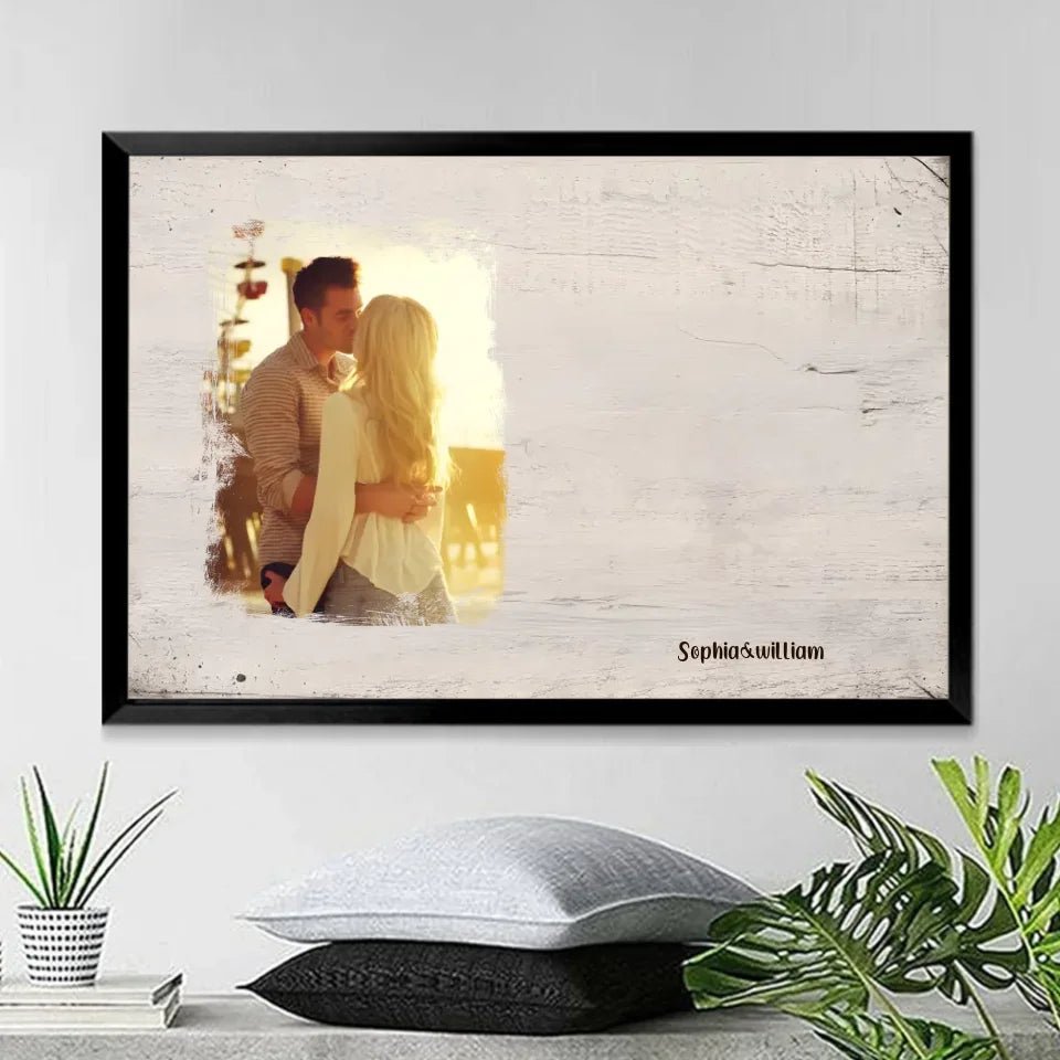 Love You Forever And Always - Personalized Poster/Wrapped Canvas - Anniversary Gift For Girlfriend, Boyfriend, Wife, Husband 714317 - 714418 - DiyGiftly