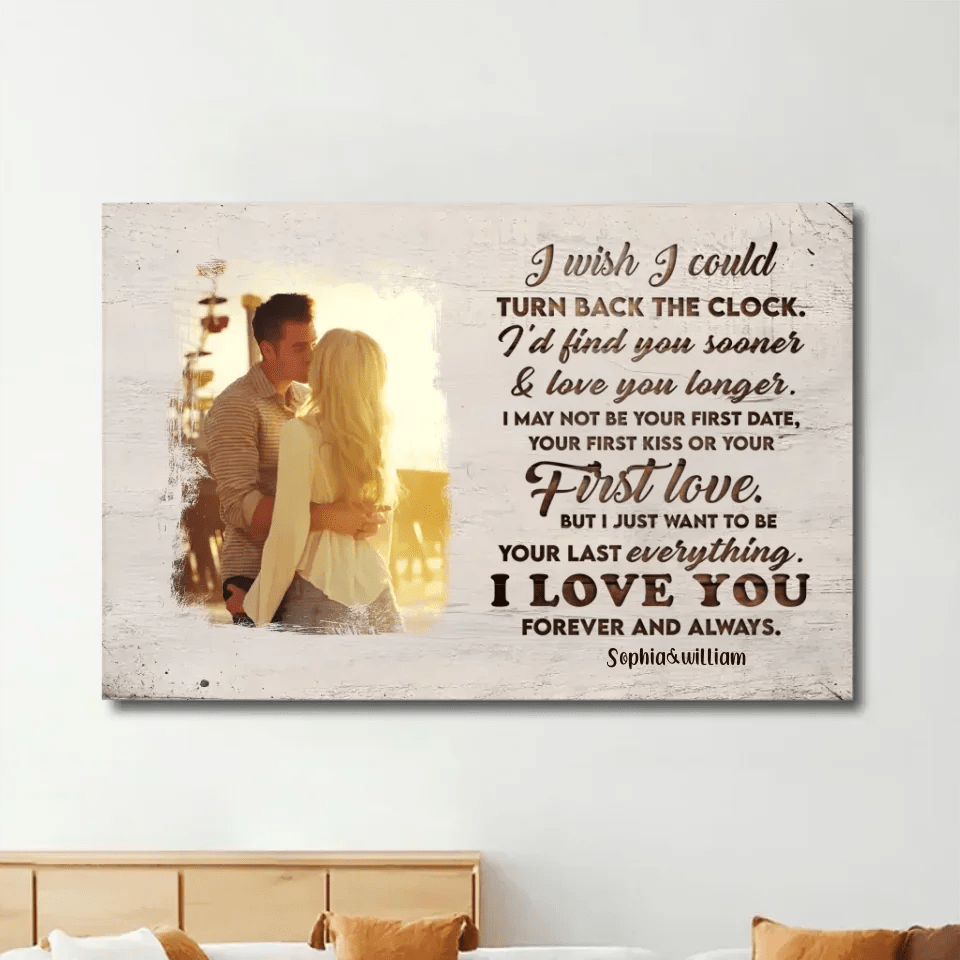 Love You Forever And Always - Personalized Poster/Wrapped Canvas - Anniversary Gift For Girlfriend, Boyfriend, Wife, Husband 714317 - 714418 - DiyGiftly