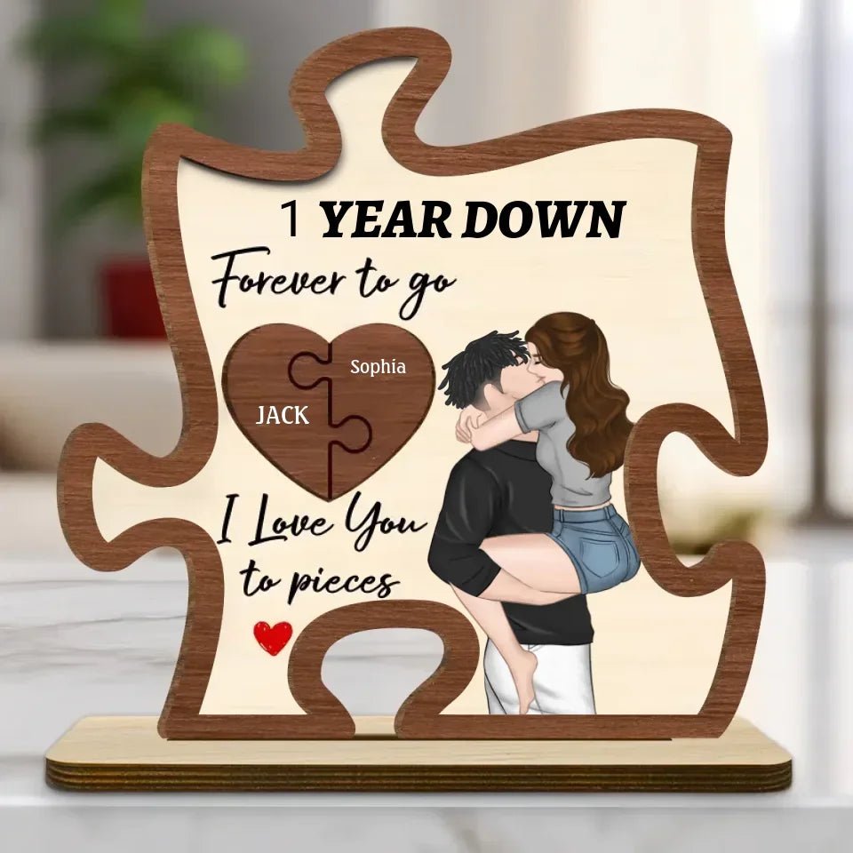 Love You To Pieces - Personalized Custom 749758 - DiyGiftly