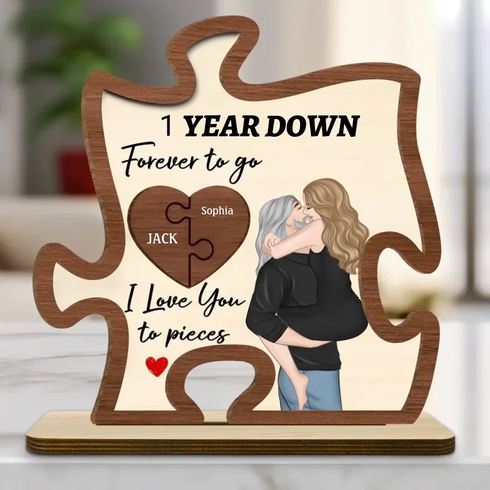 Love You To Pieces - Personalized Custom 749758 - DiyGiftly