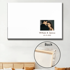 Lovely Beach Anniversary Gifts For Husband Custom Photo Personalized Canvas Wall Art 761111 - DiyGiftly