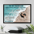 Lovely Beach Anniversary Gifts For Husband Custom Photo Personalized Canvas Wall Art 761111 - DiyGiftly
