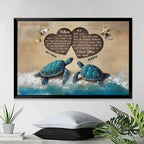 Lovely Gift Beach And Turtles - When I Say I Love You - Anniversary Gifts For Couple Personalized Canvas Print 748278 - 748283 - DiyGiftly