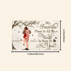 Love's Favorite Spot - Personalized 'Couple Kissing' Wallet Card - The Ideal Valentine's & Anniversary Gift for Your Special Someone 708231 - Q - DiyGiftly