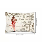 Love's Favorite Spot - The Ideal Valentine's & Anniversary Gift for Your Special Someone Pillow 708231 - B - DiyGiftly