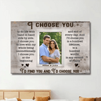 Loving Gift For Couple Custom Couple Photo Gift Ideas - Personalized Canvas Poster 748946 - 748979 - DiyGiftly