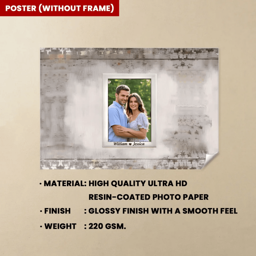 Loving Gift For Couple Custom Couple Photo Gift Ideas - Personalized Canvas Poster 748946 - 748979 - DiyGiftly
