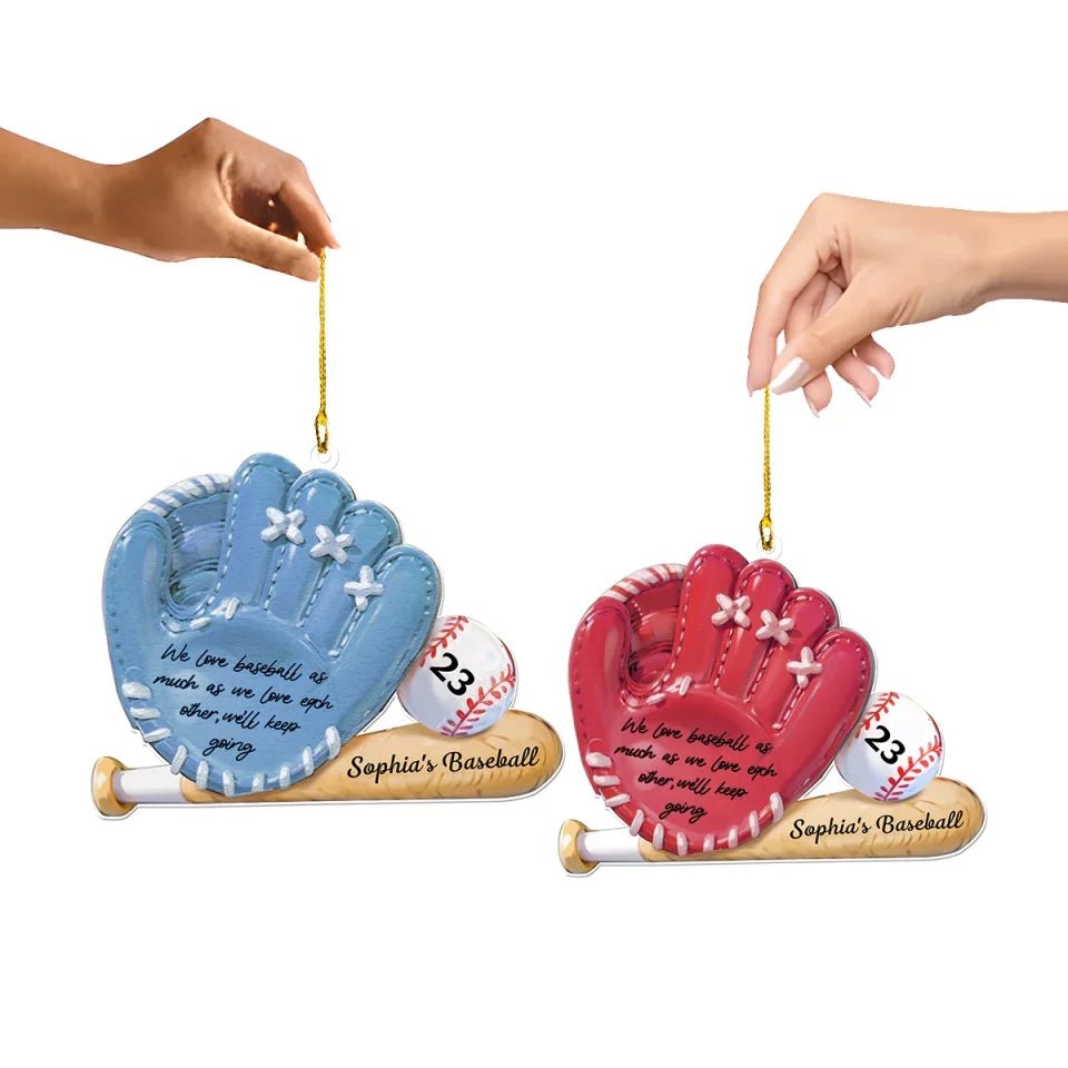 Loving You Is Like Loving Life Career - Personalized Couple Baseball Acrylic Ornamen - Gift for couple 739634 - DiyGiftly