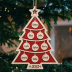 Magical Christmas Tree - Family Personalized Custom Ornament - Wood Christmas Tree Shaped - Christmas Gift For Family Members 685948 - DiyGiftly