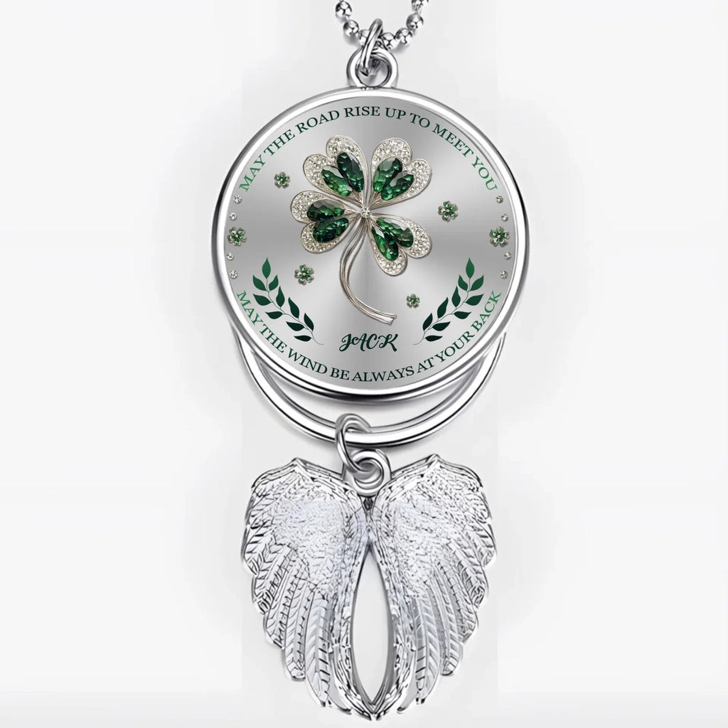 May we all encounter that touch of green symbolizing luck in the journey of life - Patrick's Day Metal Pendant 763195 - DiyGiftly