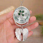 May we all encounter that touch of green symbolizing luck in the journey of life - Patrick's Day Metal Pendant 763195 - DiyGiftly