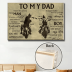 Meaningful From Biker Son To Dad - Family Poster 740773 - 740777 - DiyGiftly