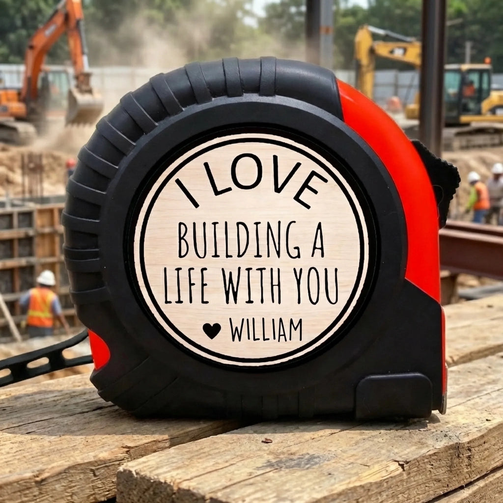 Measure Love Every Day - Personalized Tape Measure, Custom Groom Gift for Weddings, Anniversaries, and Holidays 1158822 - DiyGiftly