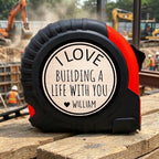 Measure Love Every Day - Personalized Tape Measure, Custom Groom Gift for Weddings, Anniversaries, and Holidays 1158822 - DiyGiftly