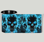 Melted Skull On Fire - Personalized Skull Accent Mug 748454 - DiyGiftly