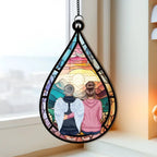 suncatcher personalized design acrylic memorial keepsake 4in 10cm 10cm