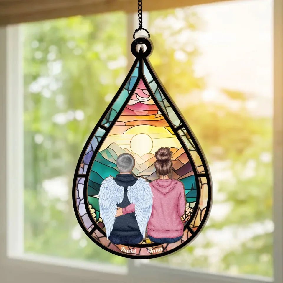 personalized design suncatcher acrylic window remembrance decor 6in 15cm 15cm
