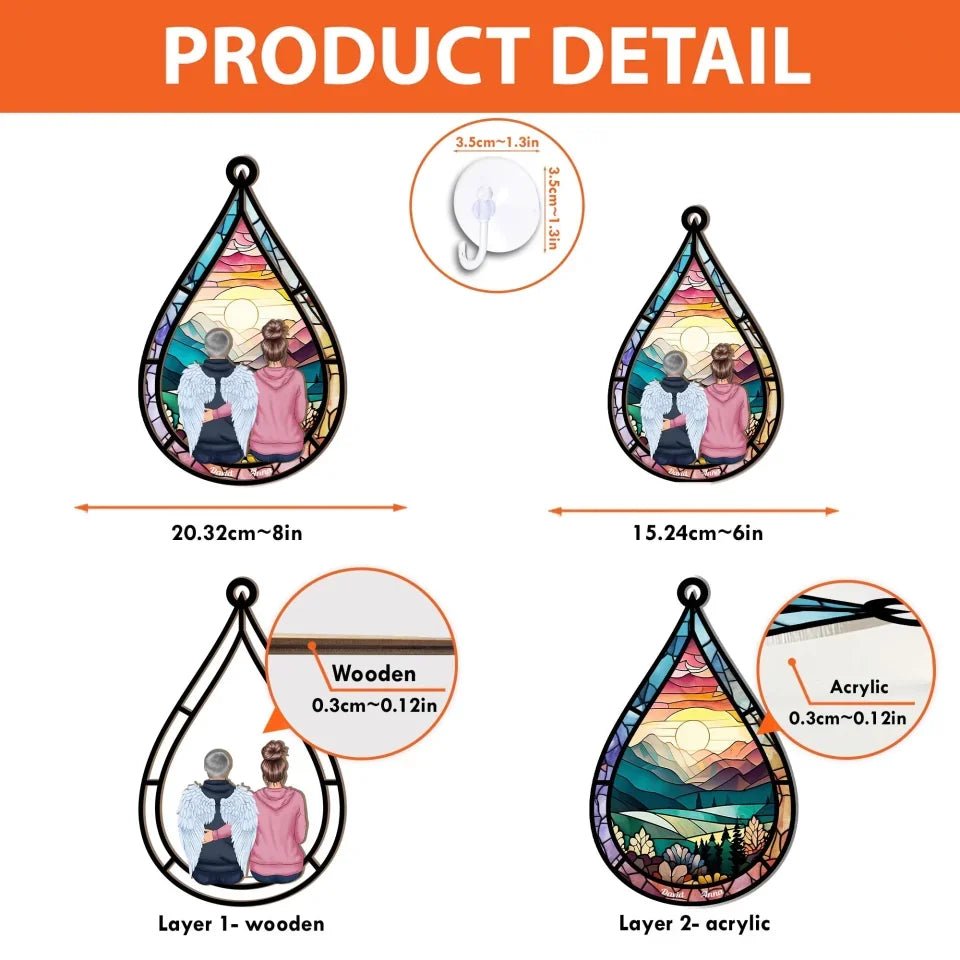 suncatcher acrylic personalized design custom keepsake