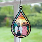 acrylic suncatcher personalized design window remembrance decor 8in 20cm 20cm
