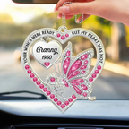personalized photo with name decoration acrylic remembrance gift car ornament
