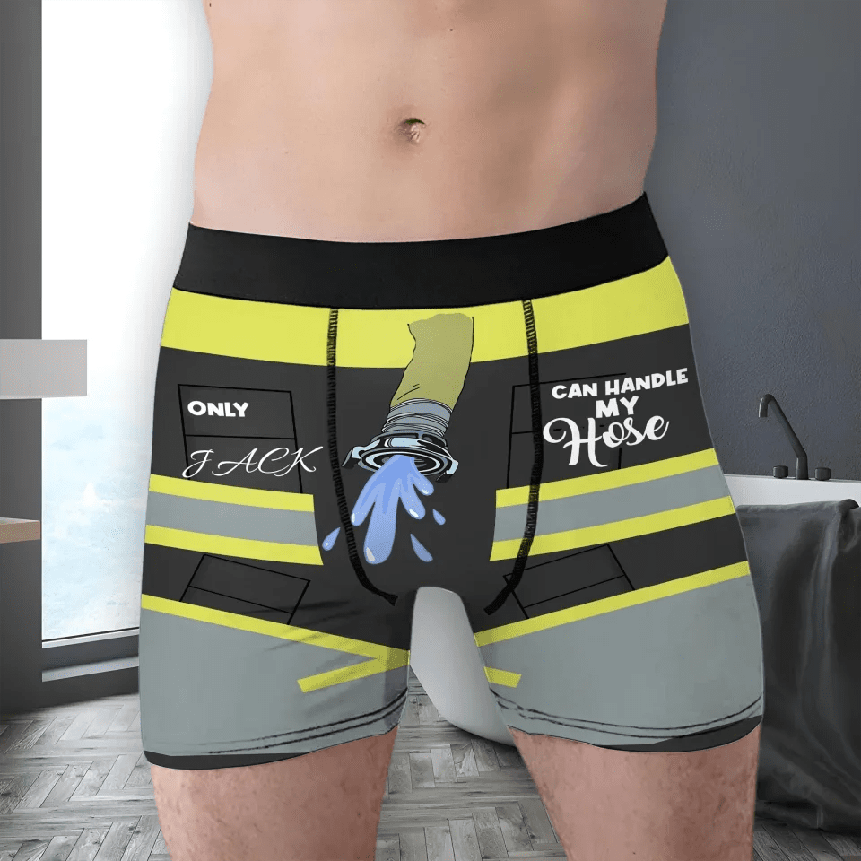 Men Boxer Briefs Firefighter - themed Personalized Underwear 748336 - DiyGiftly