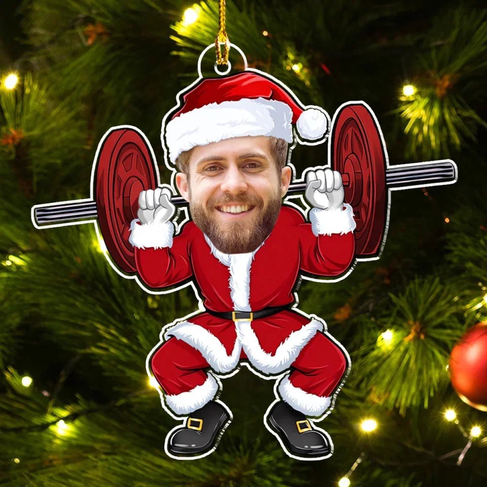 Merry Liftmas - Personalized Custom Acrylic Ornament 693057 - DiyGiftly