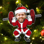 Merry Liftmas - Personalized Custom Acrylic Ornament 693057 - DiyGiftly