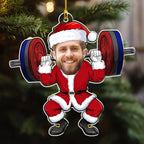 Merry Liftmas - Personalized Custom Acrylic Ornament 693057 - DiyGiftly