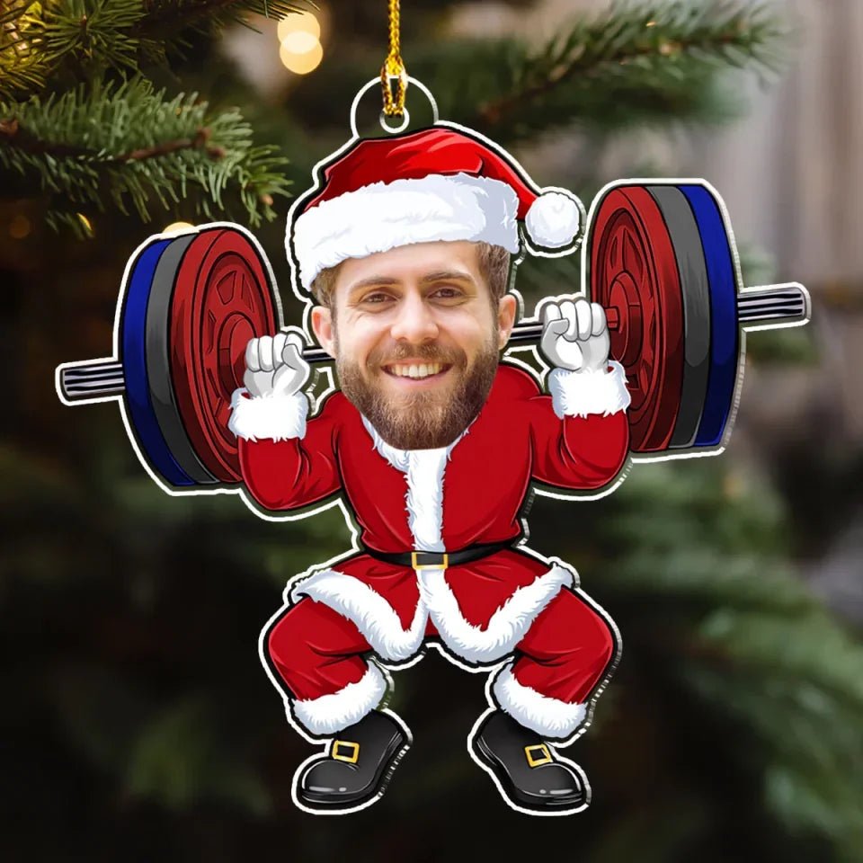 Merry Liftmas - Personalized Custom Acrylic Ornament 693057 - DiyGiftly