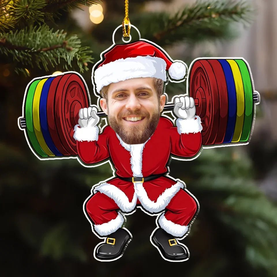 Merry Liftmas - Personalized Custom Acrylic Ornament 693057 - DiyGiftly