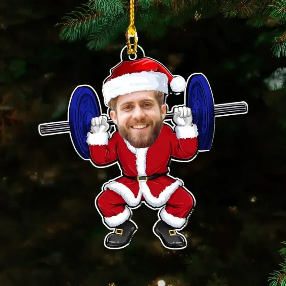 Merry Liftmas - Personalized Custom Acrylic Ornament 693057 - DiyGiftly