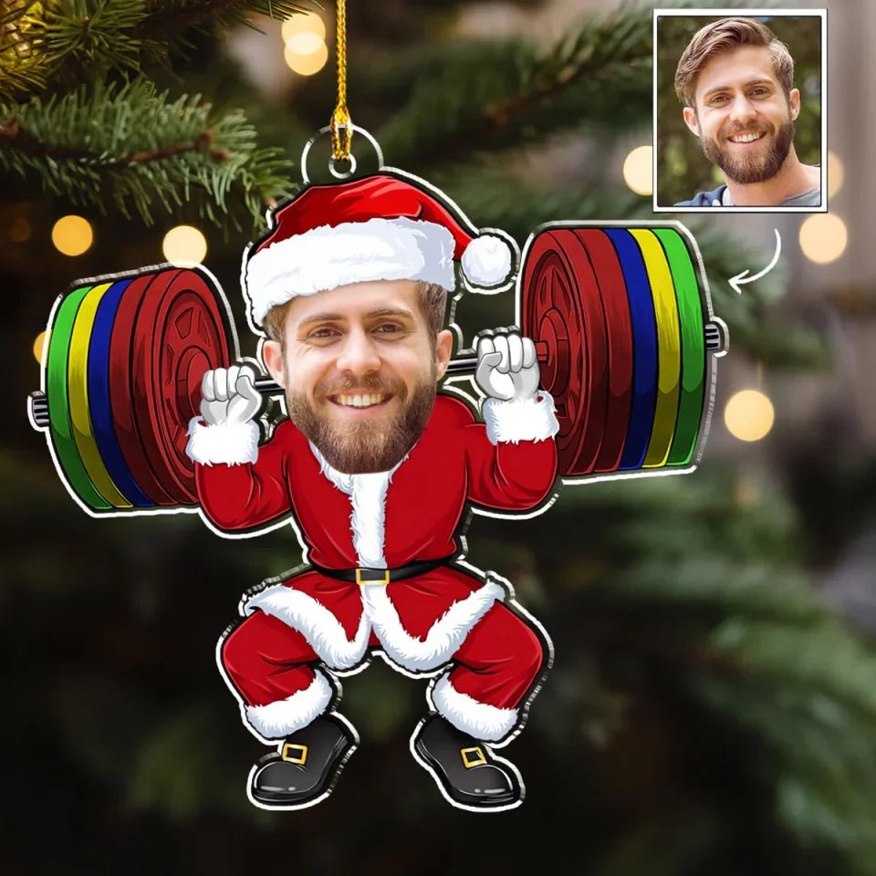 Merry Liftmas - Personalized Custom Acrylic Ornament 693057 - DiyGiftly