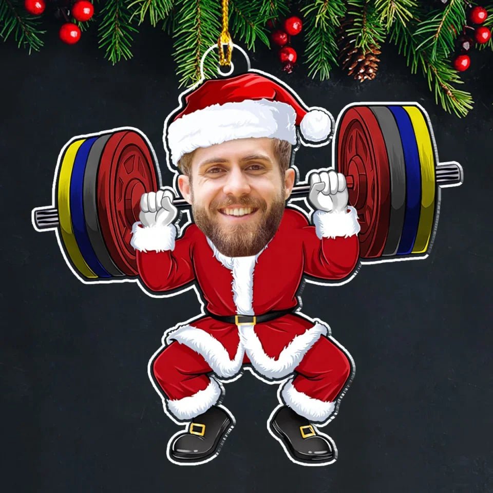 Merry Liftmas - Personalized Custom Acrylic Ornament 693057 - DiyGiftly