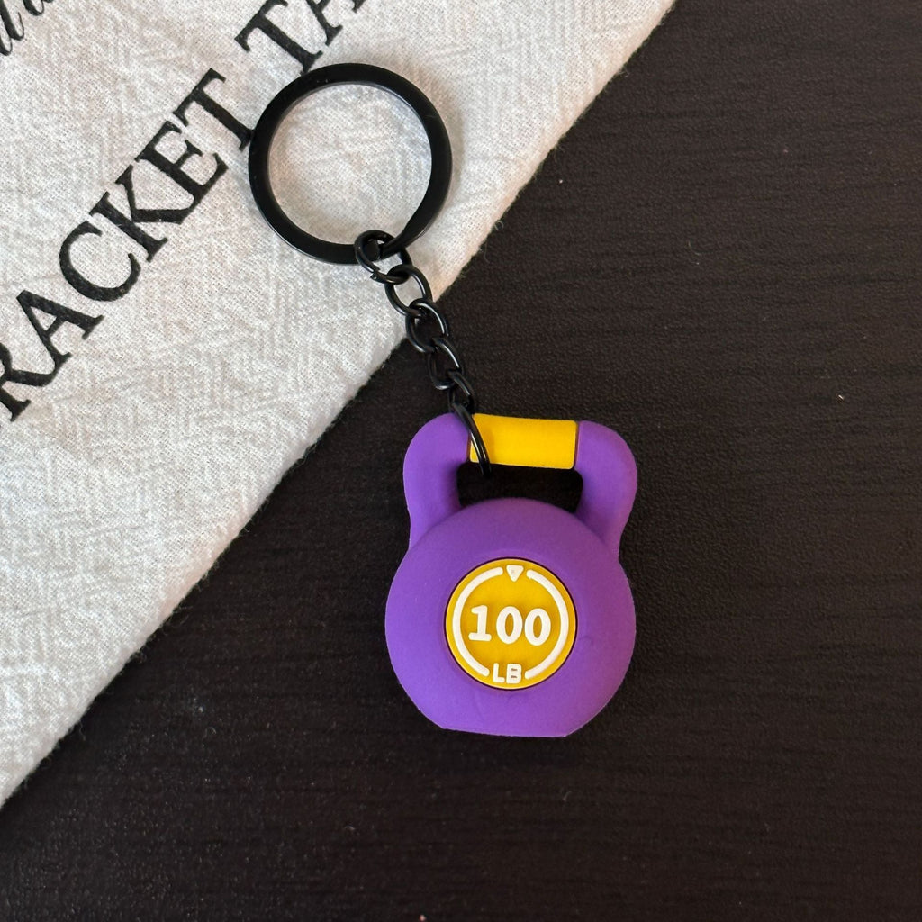 Mini Fitness Equipment Mini Kettlebell Rubber Keychain Accessories Equipment Pendant Backpack Keychain - DiyGiftly