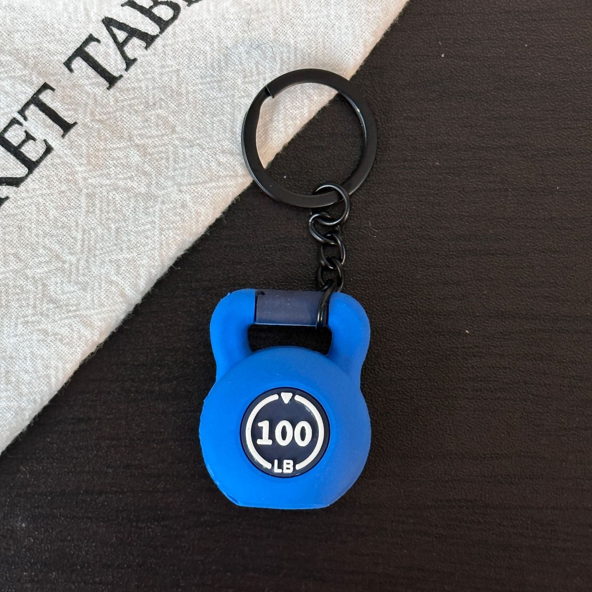 Mini Fitness Equipment Mini Kettlebell Rubber Keychain Accessories Equipment Pendant Backpack Keychain - DiyGiftly