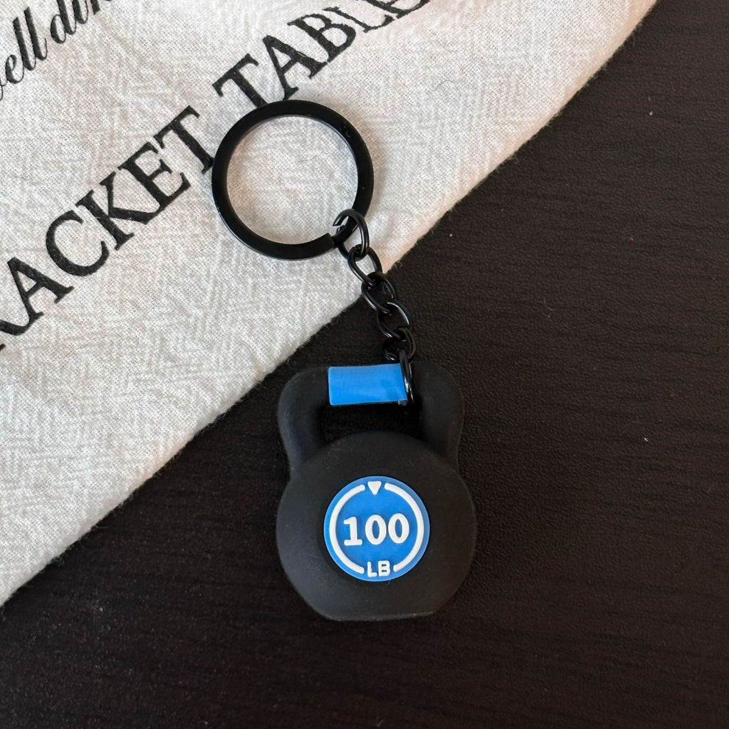 Mini Fitness Equipment Mini Kettlebell Rubber Keychain Accessories Equipment Pendant Backpack Keychain - DiyGiftly
