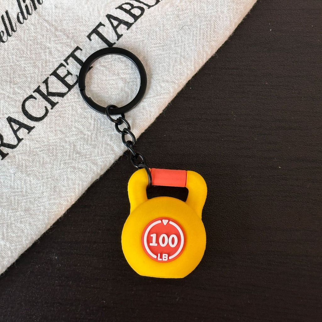 Mini Fitness Equipment Mini Kettlebell Rubber Keychain Accessories Equipment Pendant Backpack Keychain - DiyGiftly