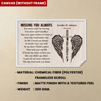 personalized photo poster wooden photo tribute poster and canvas