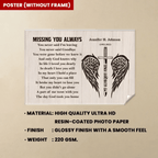poster personalized photo wooden wall art keepsake poster and canvas